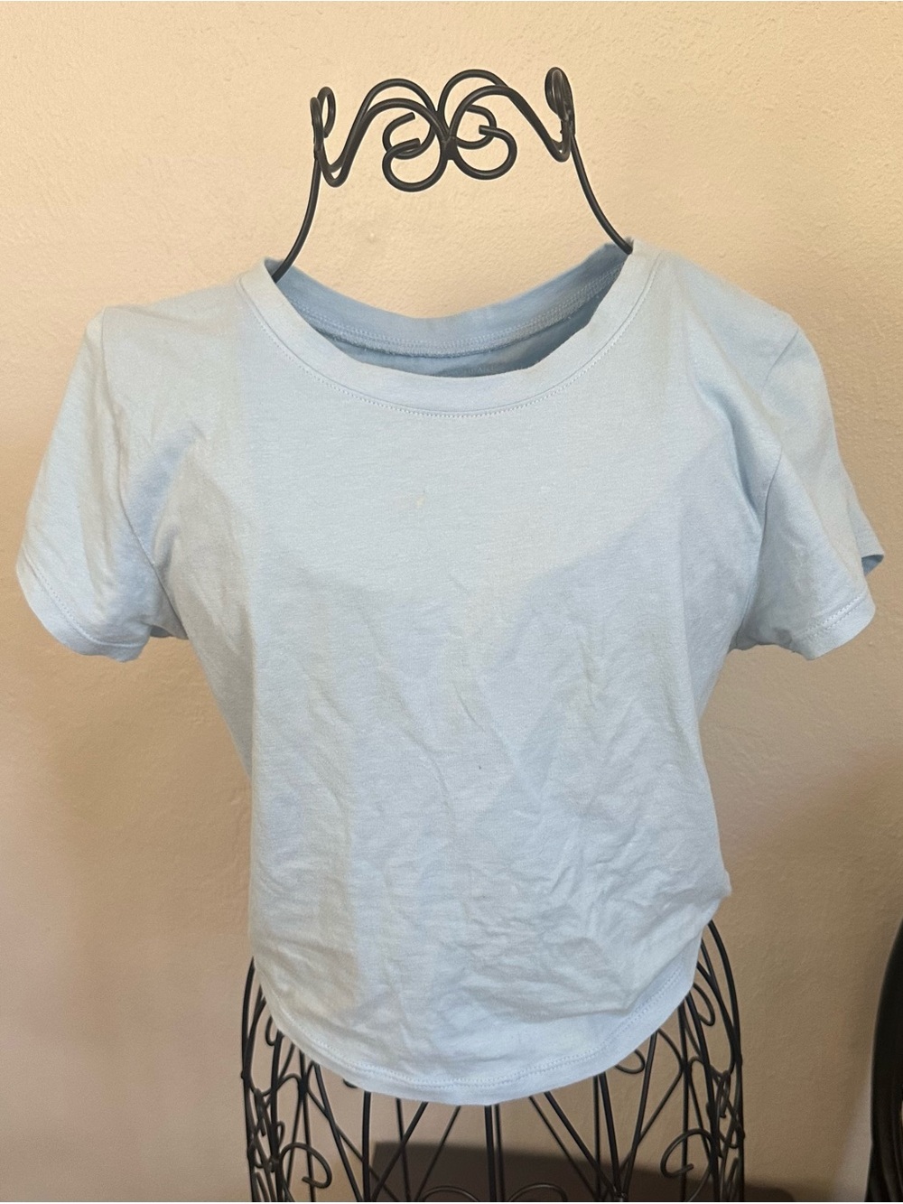 La Hearts Light Blue Short Sleeve Tee